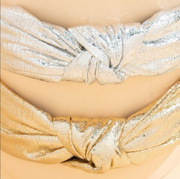 2pcs Metallic Knot Hairband - The Casual Company