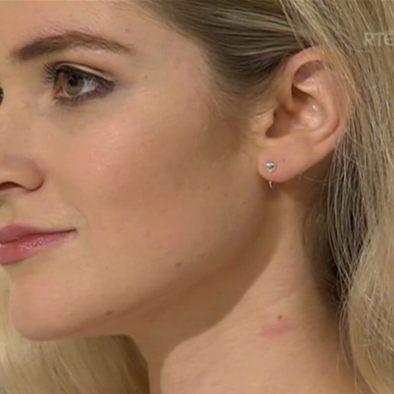 Sterling Silver Double Ball Stud Earring