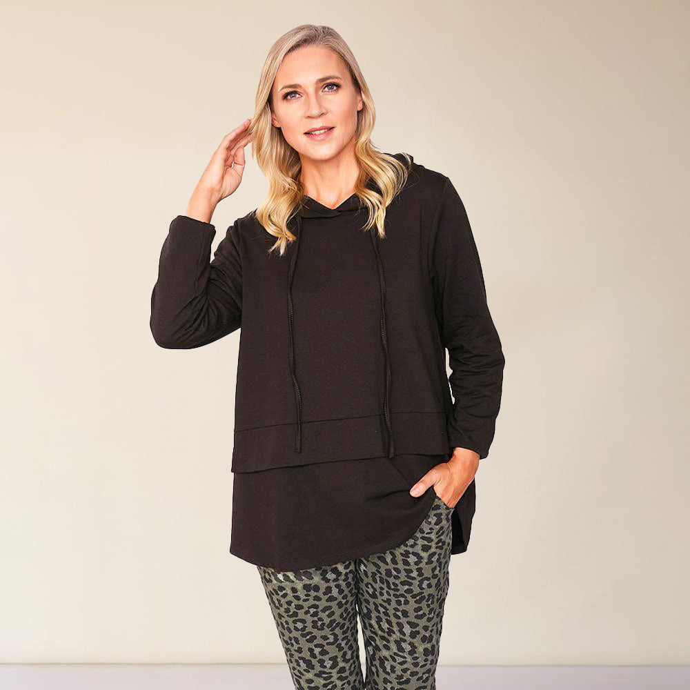 Aria Hoody (Black) - The Casual Company