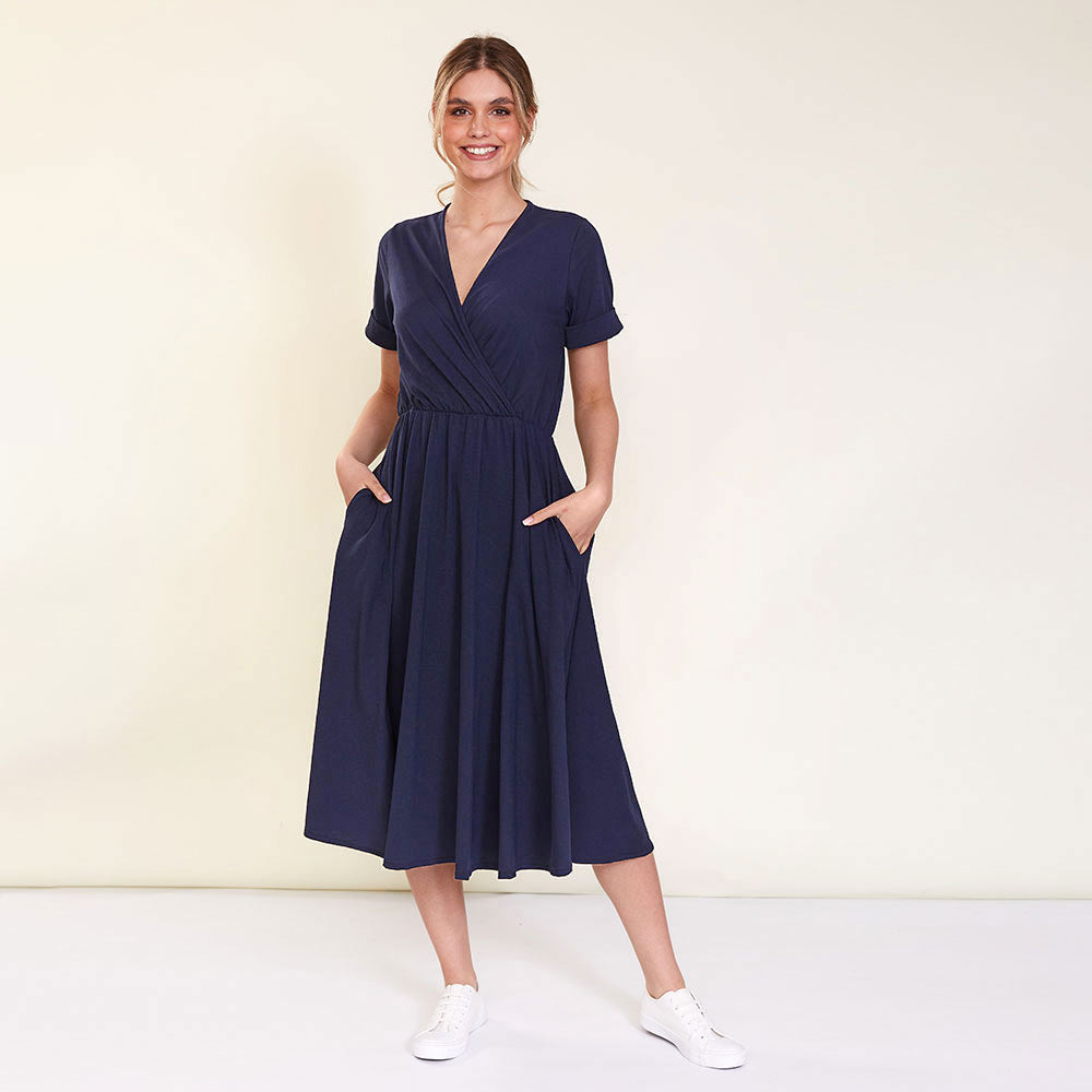 Archie Dress (Navy) - The Casual Company