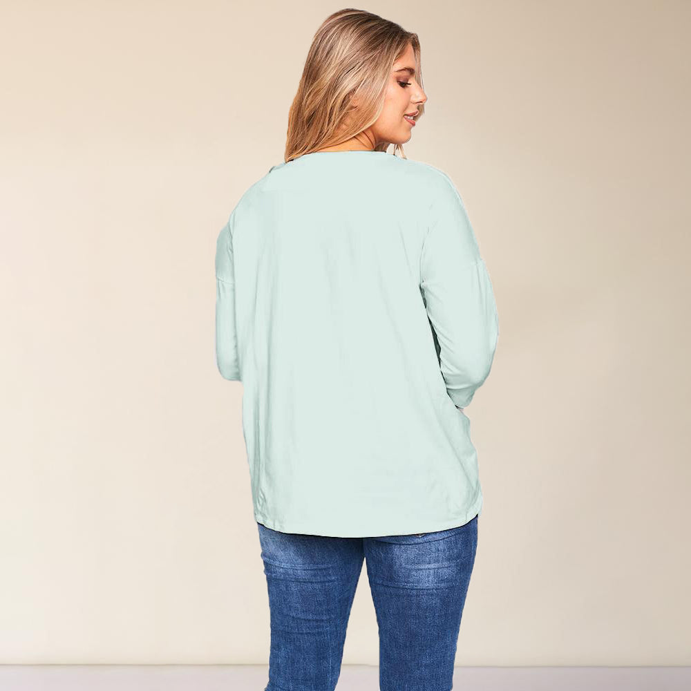 Riley Crew Neck Top (Mint)