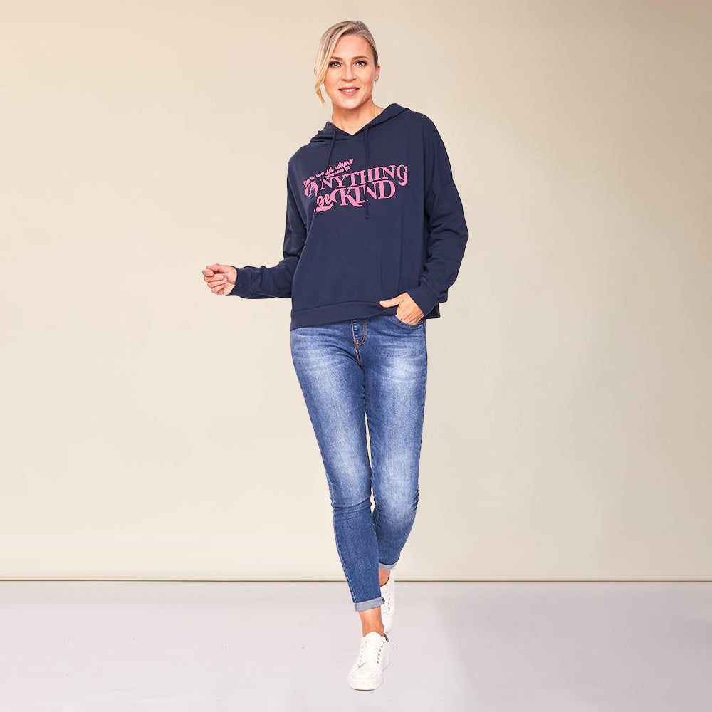Annie Hoody (Navy) - The Casual Company