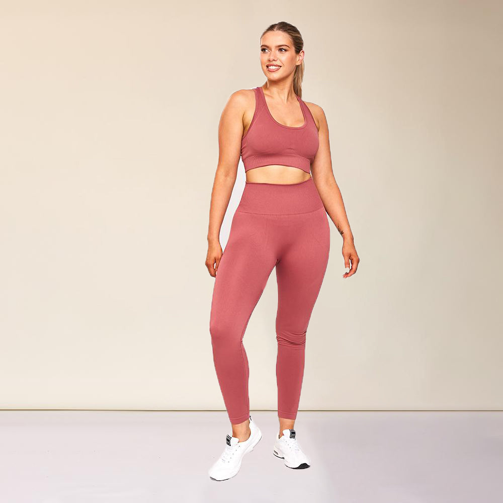 Amy Sports Set (Mauve) - The Casual Company