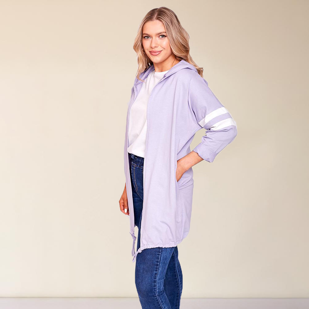 Chloe Hoody (Lilac) - The Casual Company
