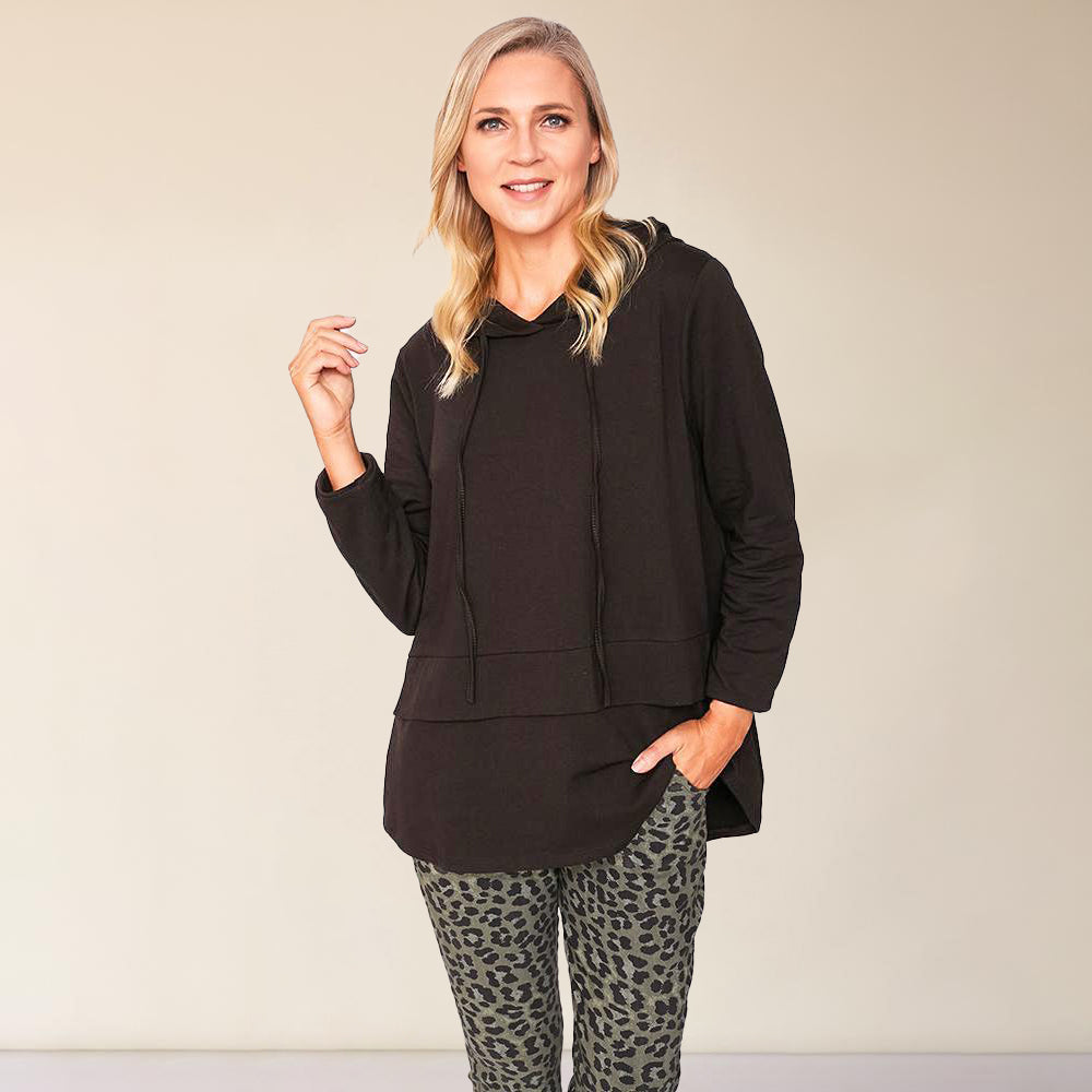Aria Hoody (Black) - The Casual Company