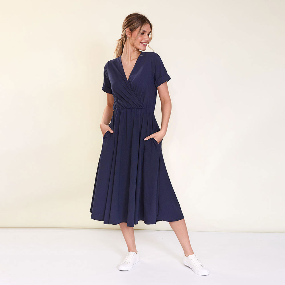 Archie Dress (Navy) - The Casual Company