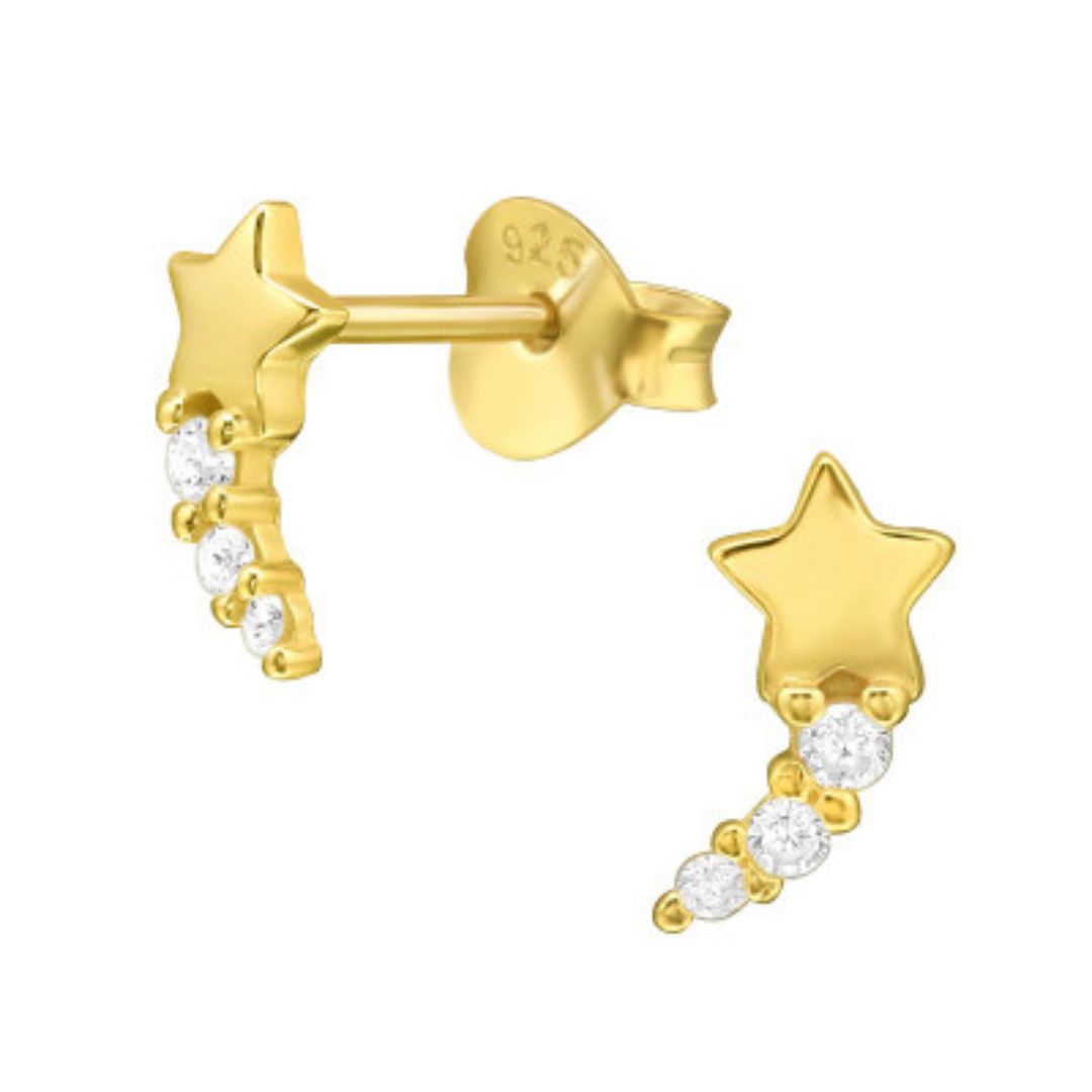 Shooting Star Stud (Gold)