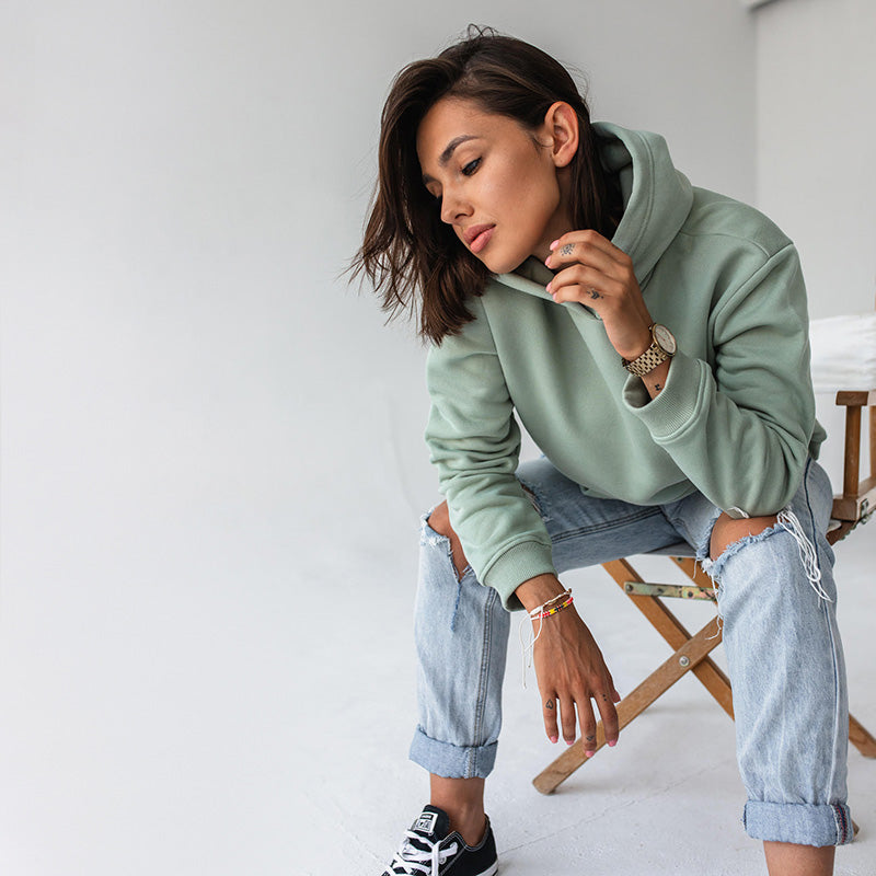 Ellie Oversized Hoody (Mint)