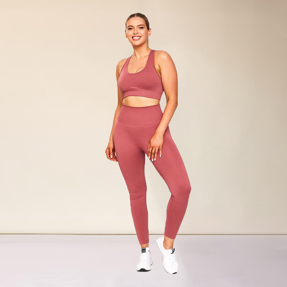 Amy Sports Set (Mauve) - The Casual Company