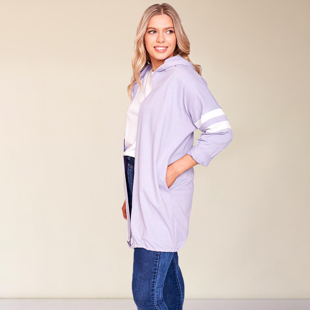 Chloe Hoody (Lilac) - The Casual Company