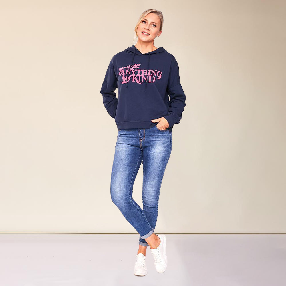 Annie Hoody (Navy) - The Casual Company
