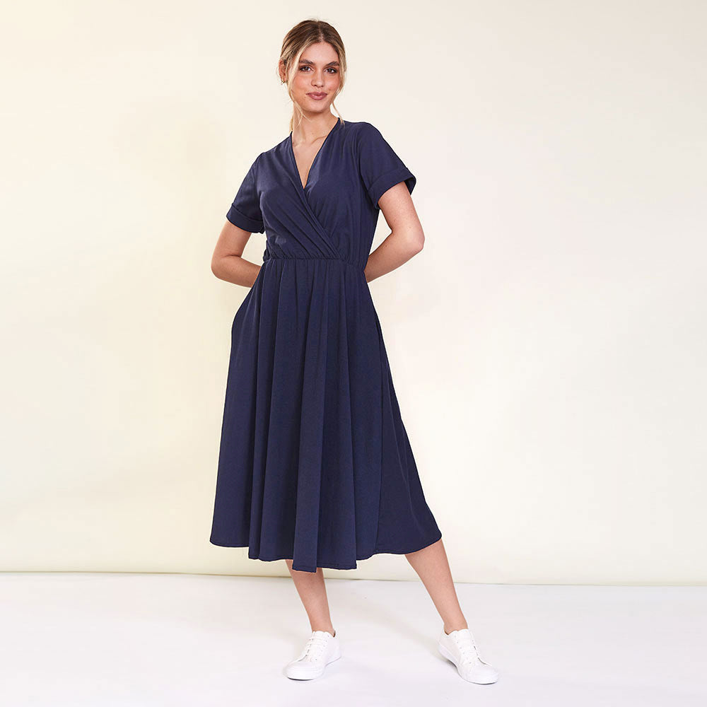 Archie Dress (Navy) - The Casual Company