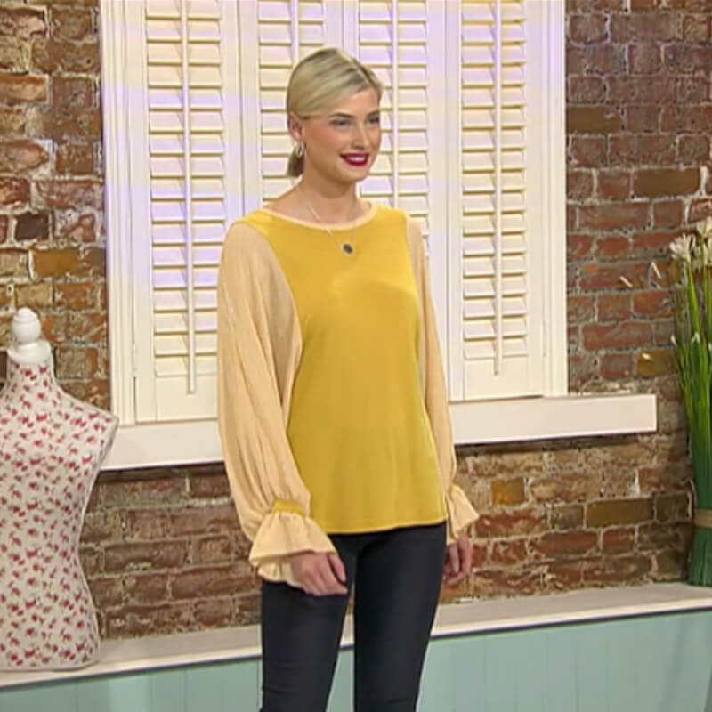 Sarah Stripe Sleeve Top