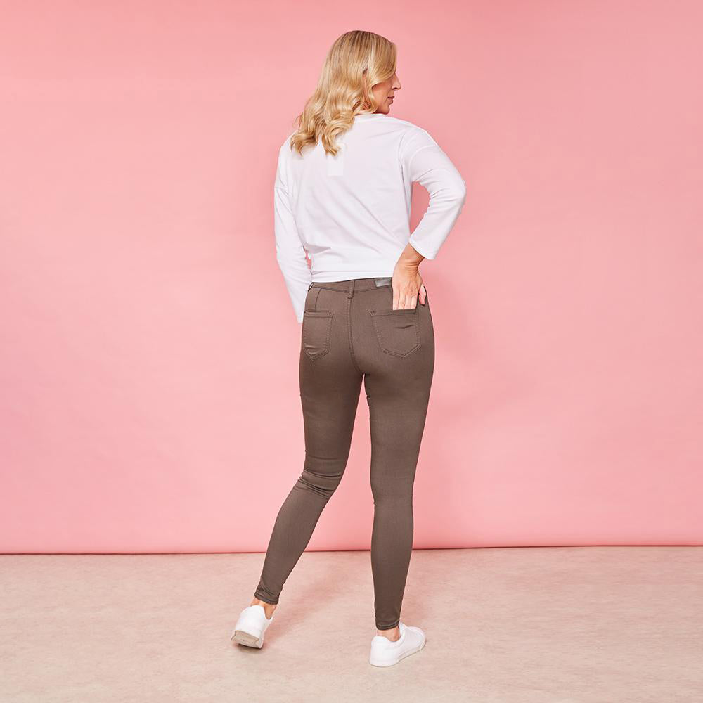 Yana Stretch Trousers (Khaki)