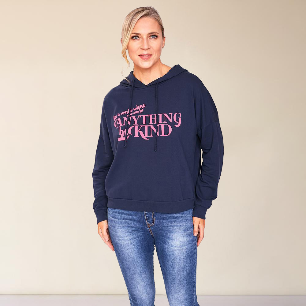 Annie Hoody (Navy) - The Casual Company