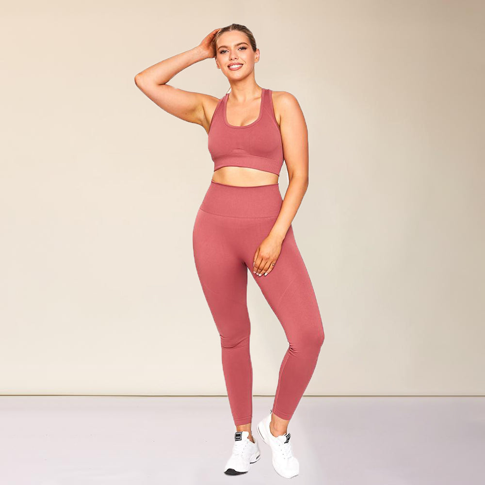 Amy Sports Set (Mauve) - The Casual Company