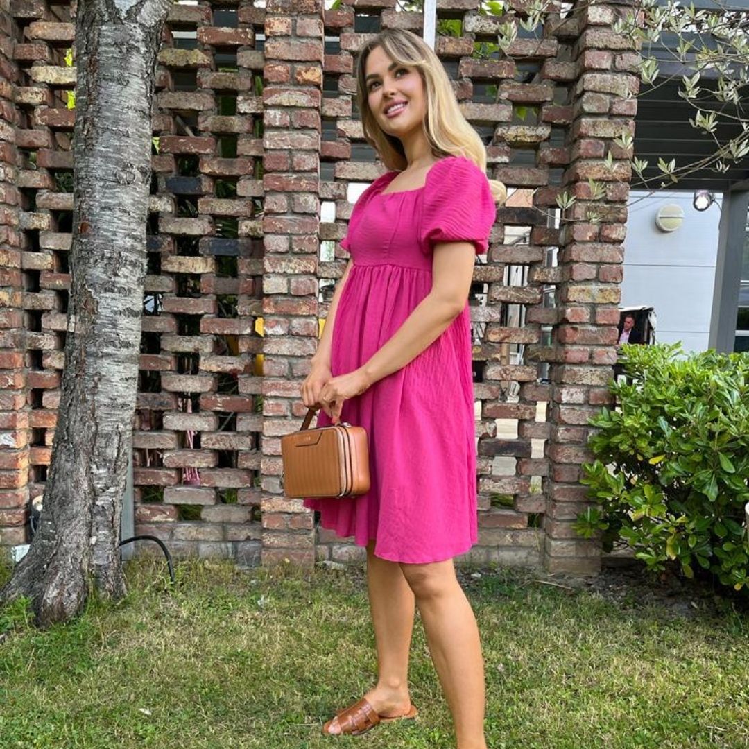 Milly Dress (Fuschia Pink)