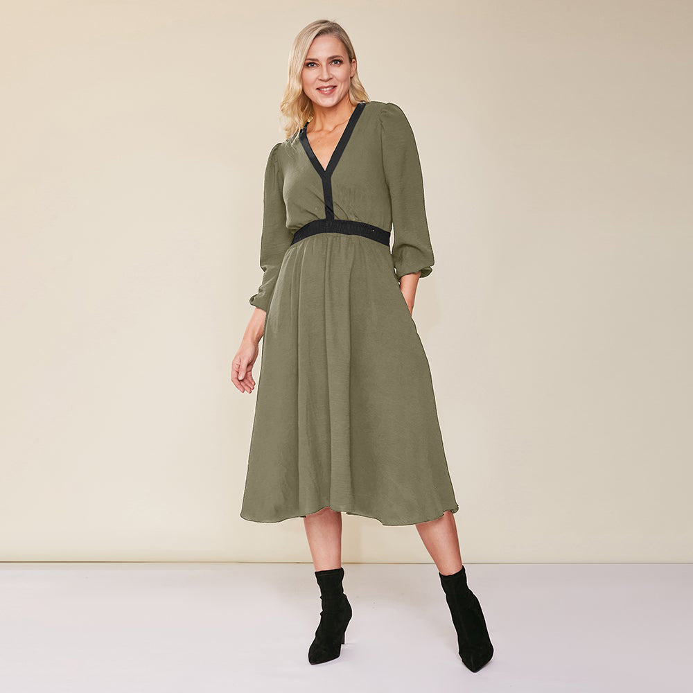 Adelle Dress (Khaki)