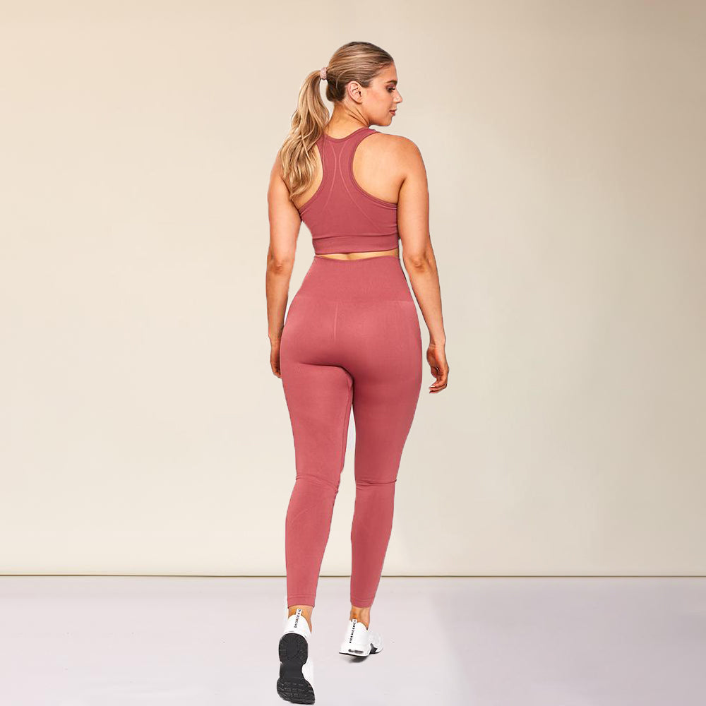 Amy Sports Set (Mauve) - The Casual Company
