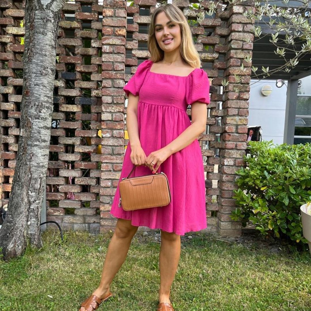 Milly Dress (Fuschia Pink)