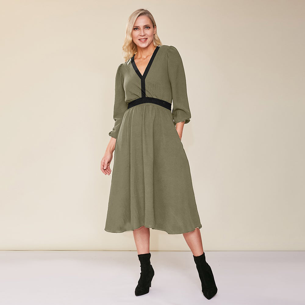 Adelle Dress (Khaki)