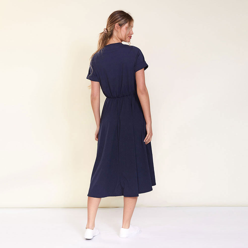 Archie Dress (Navy) - The Casual Company