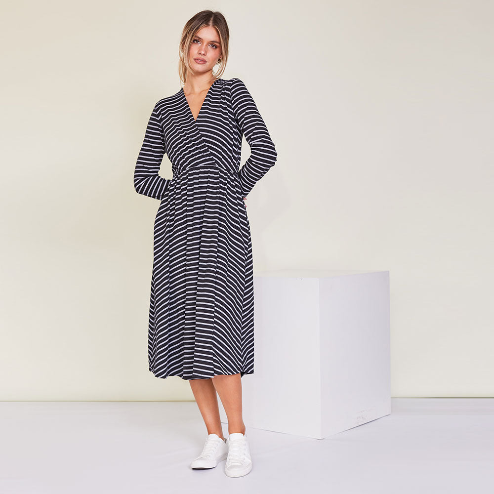 Sutton Dress (Stripe)