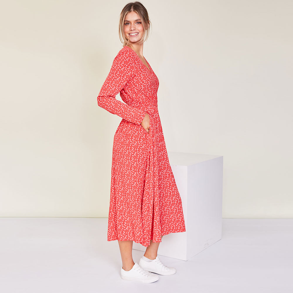 Jenna Dress (Red)