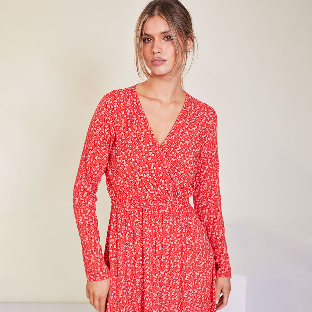 Jenna Dress (Red)