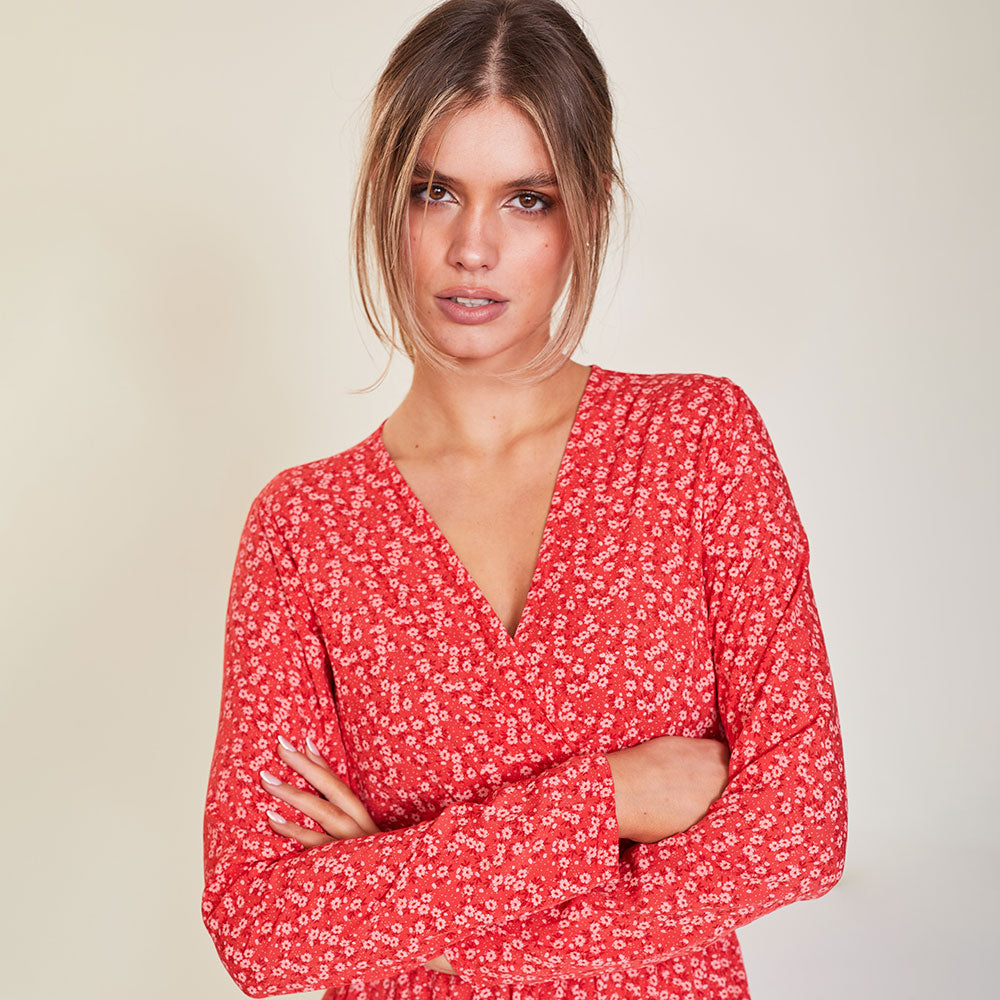 Jenna Dress (Red)