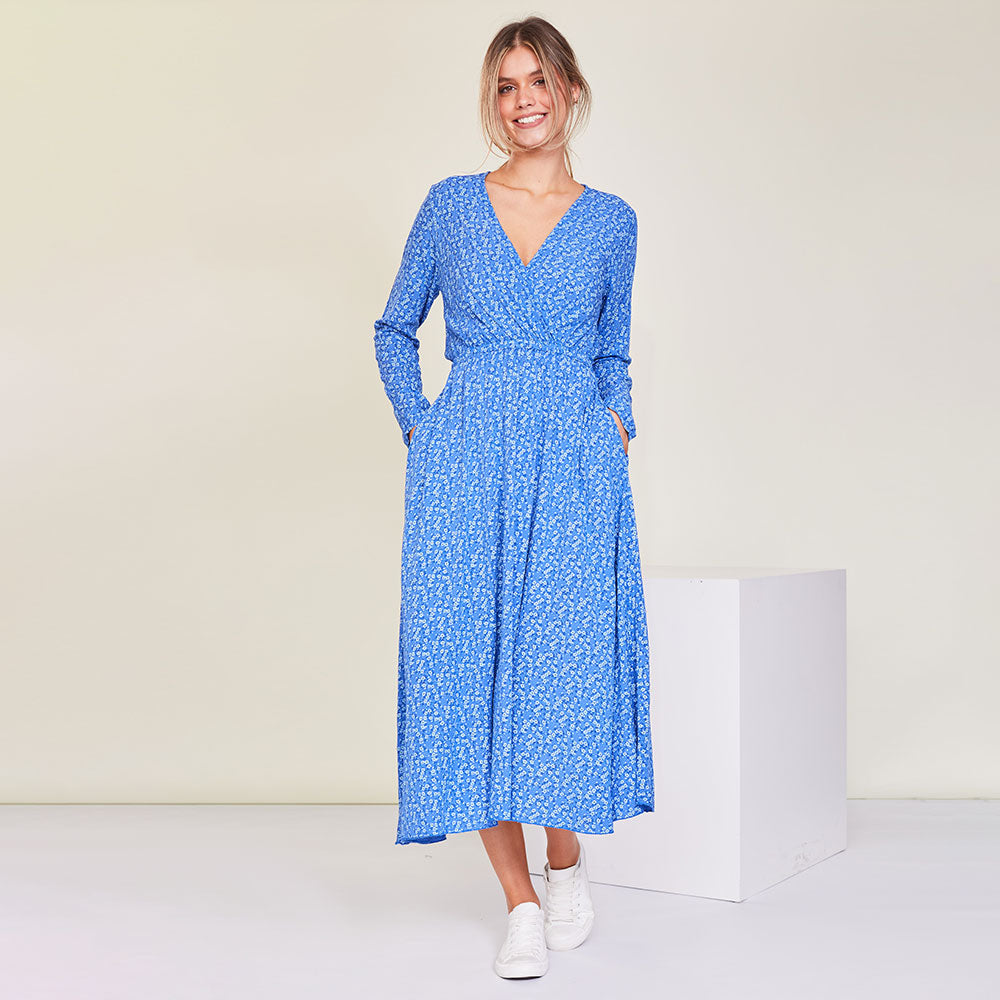 Jenna Dress (Blue)