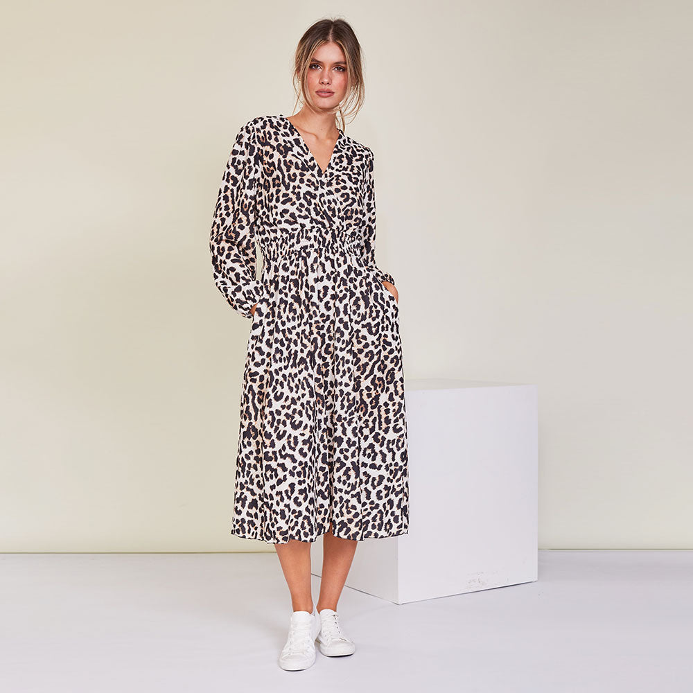 Caitlin Dress (Leopard)