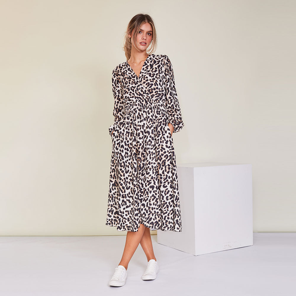 Caitlin Dress (Leopard)