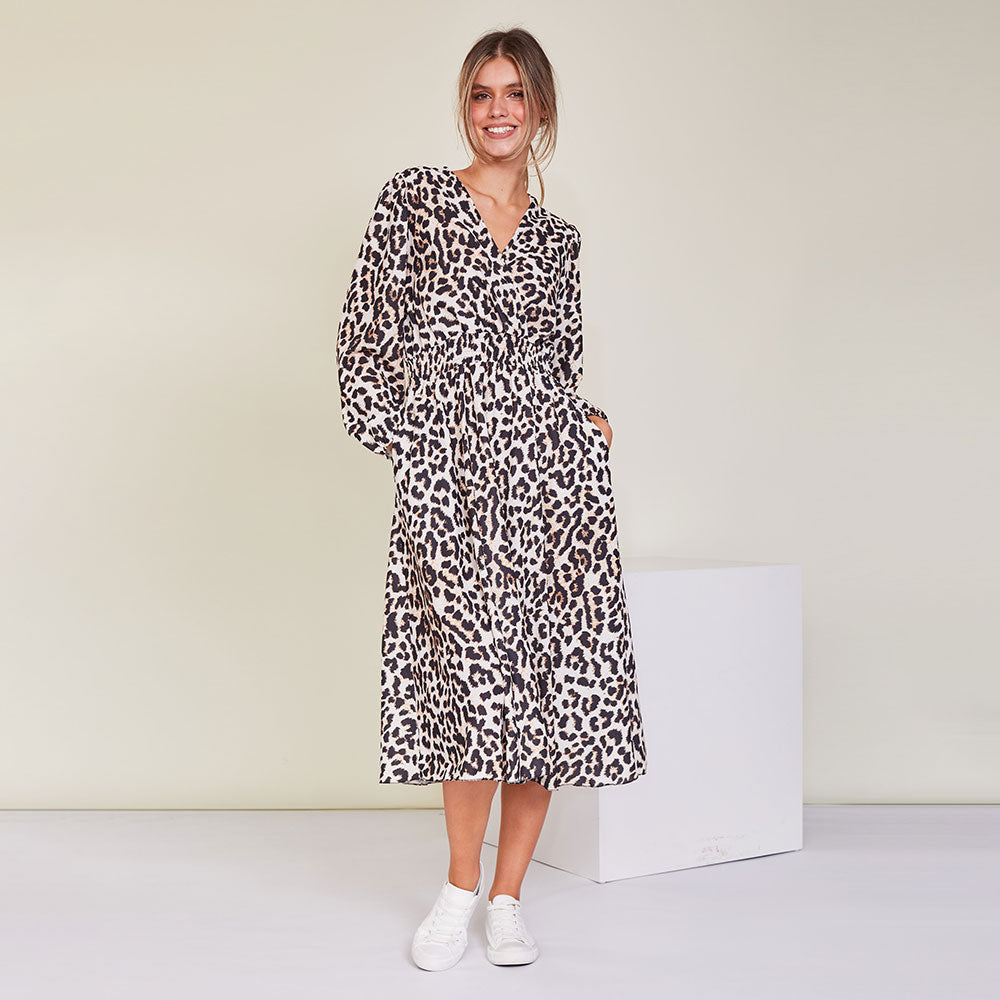 Caitlin Dress (Leopard)
