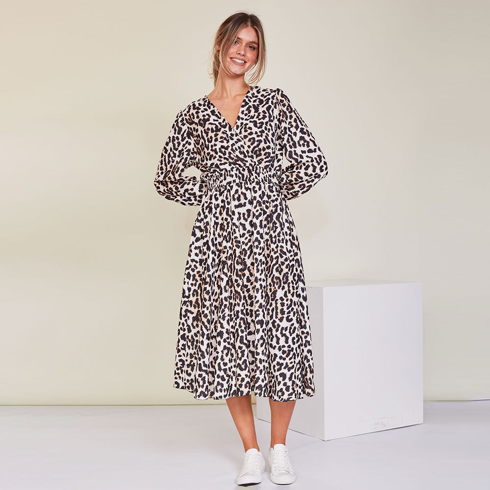 Caitlin Dress (Leopard)