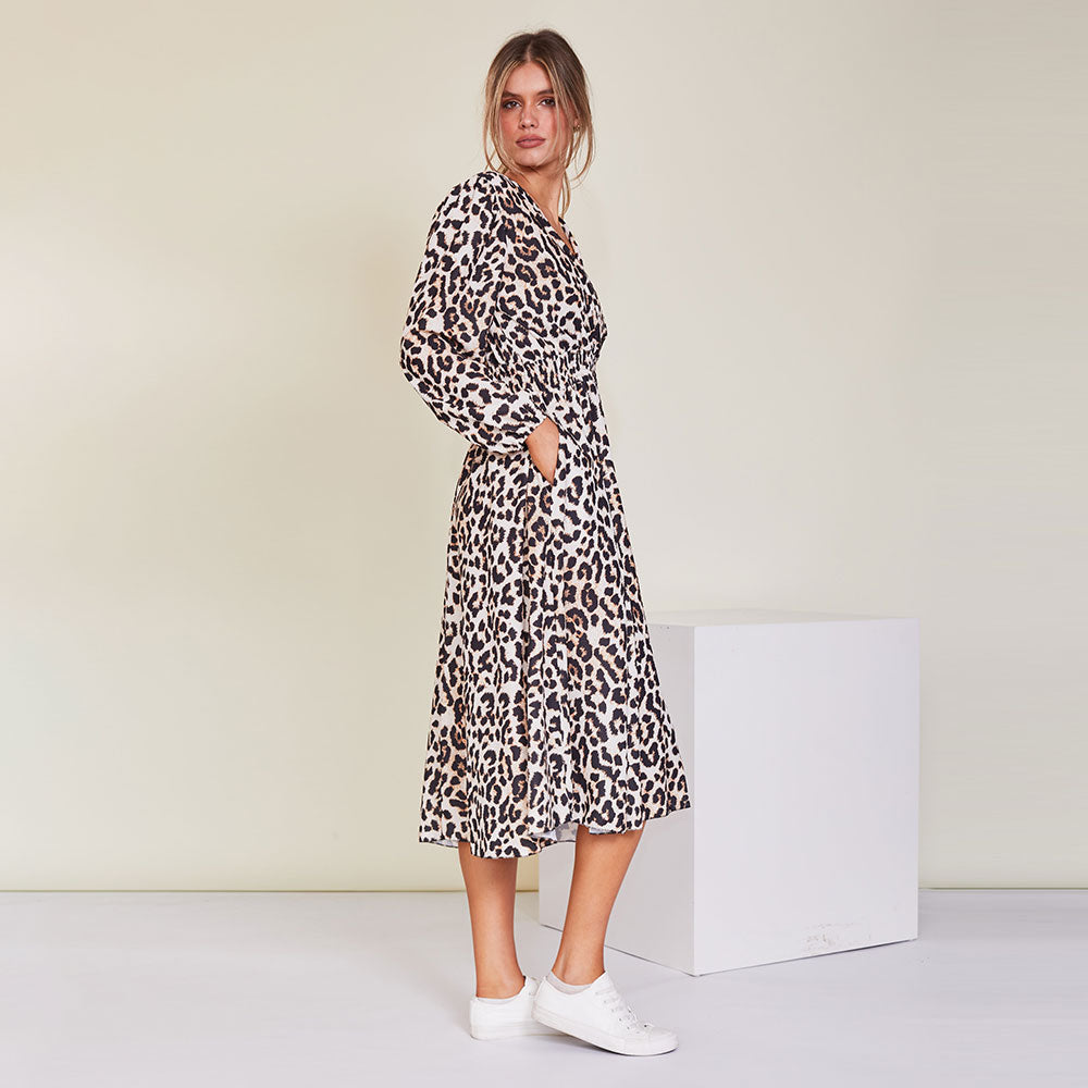 Caitlin Dress (Leopard)