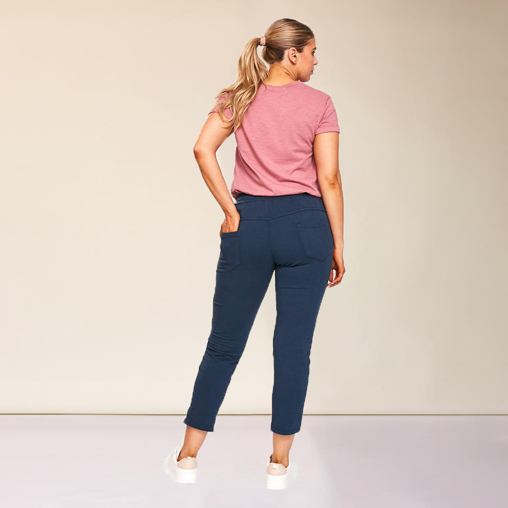 Blake Biker Jogger (Navy) - The Casual Company