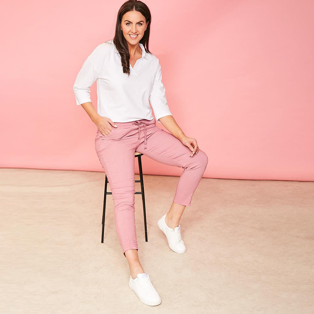 Charlie Stretch Jogger (Mauve)