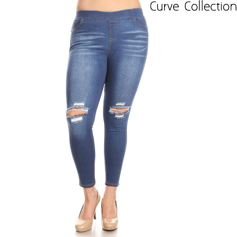 Curve Jegging Light Denim