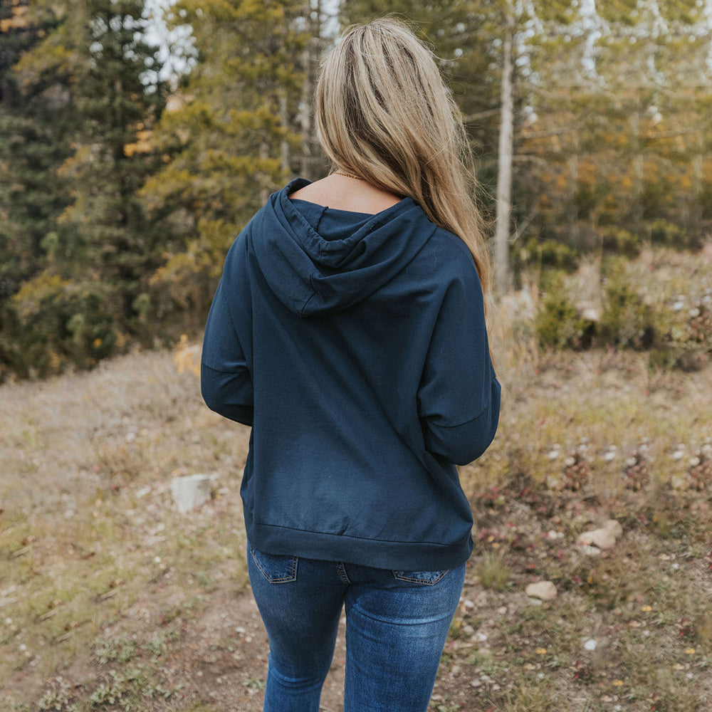 Annie Hoody (Navy) - The Casual Company