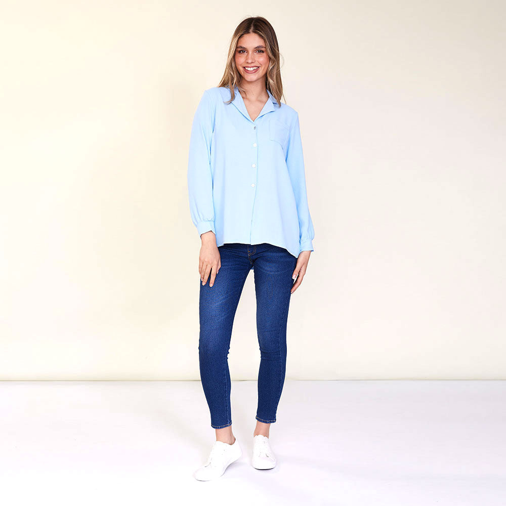 Nikki Shirt (Baby Blue)