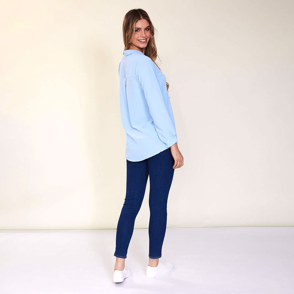 Nikki Shirt (Baby Blue)