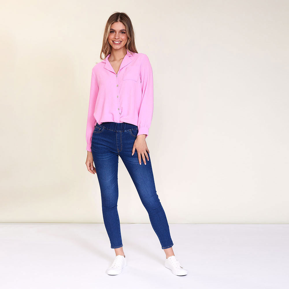 Nikki Shirt (Pink) - The Casual Company