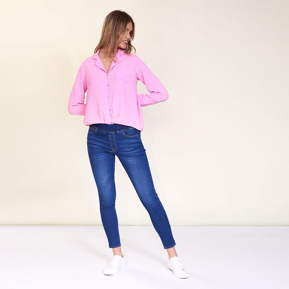 Nikki Shirt (Pink) - The Casual Company