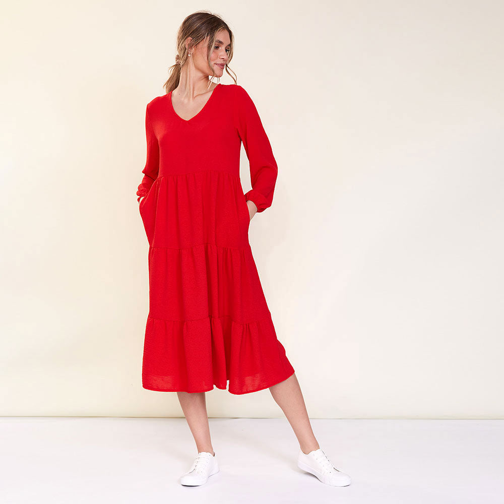 Sofia Dress (Red)