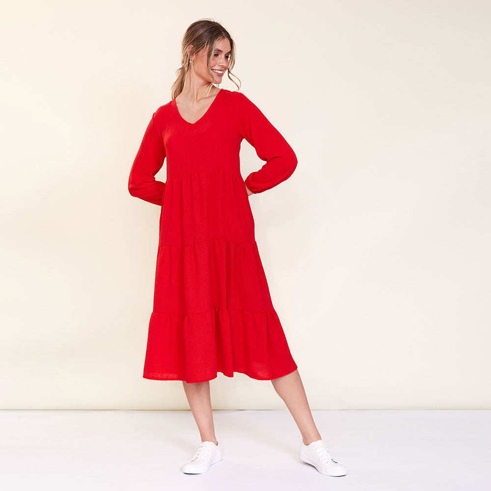 Sofia Dress (Red)