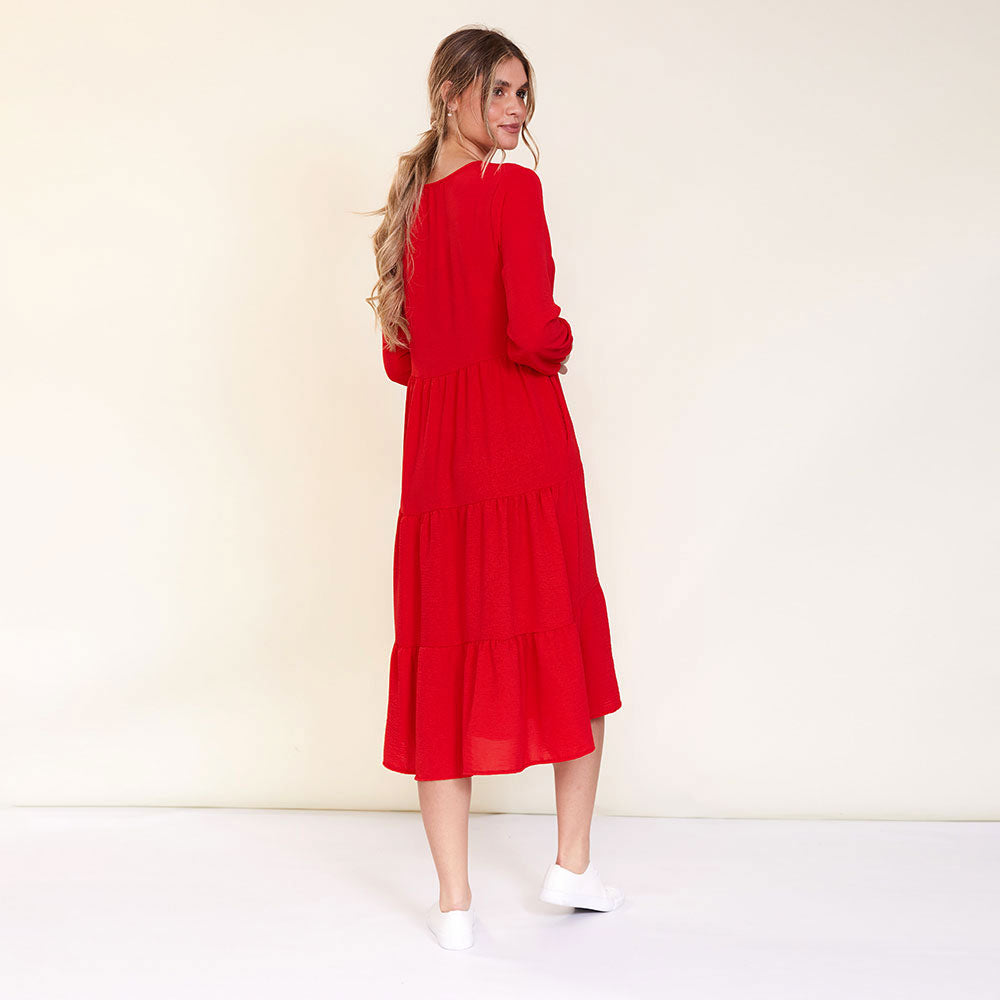 Sofia Dress (Red)
