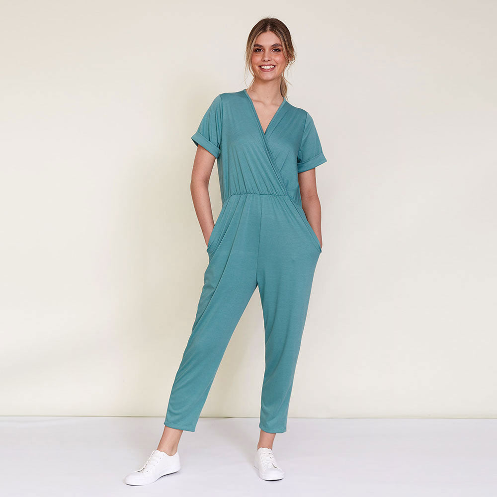 Callie Jumpsuit (Mint)
