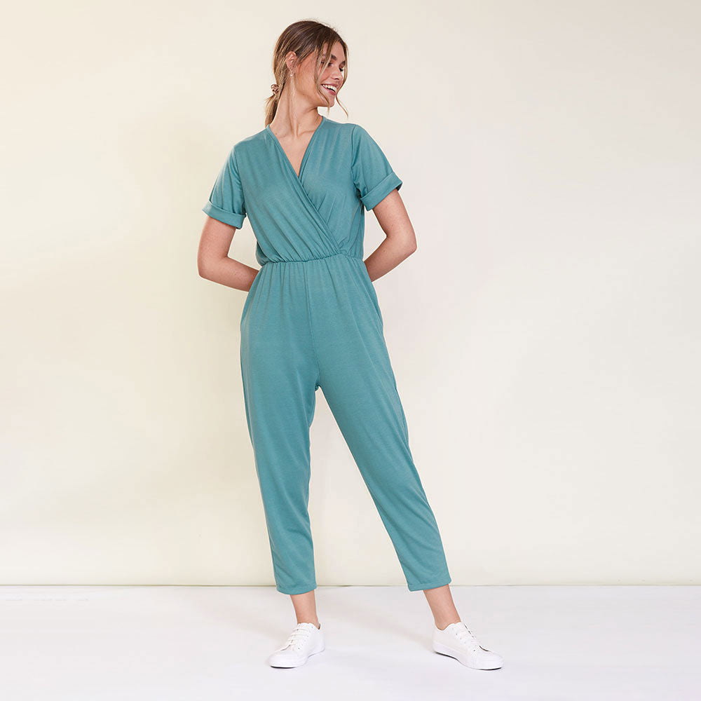 Callie Jumpsuit (Mint)