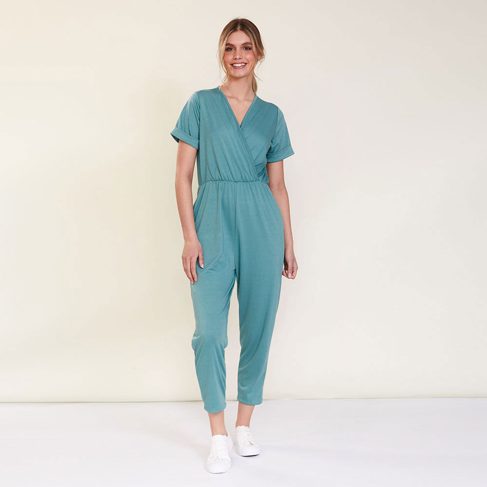 Callie Jumpsuit (Mint)